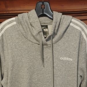Adidas Heather Gray Men's Hoodie